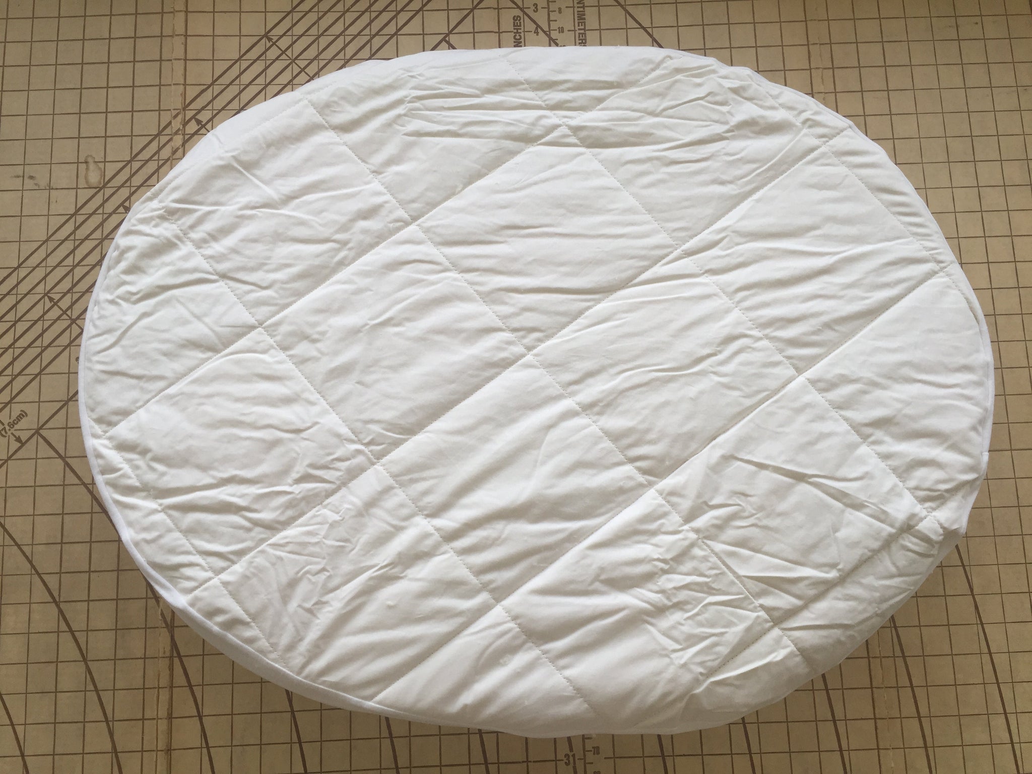 Twin Pack Rectangular Bassinet 100% cotton top Quilted waterproof Mattress Protector