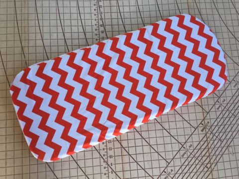 Bugaboo Buffalo fitted sheet for carrycot bassinet Orange Chevron