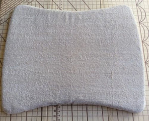 1, 2 3 or 4 covers to fit the Stokke New or Old Care change pad - wipe down waterproof cover/s with optional 100% Cotton Terry Towelling Cover
