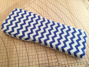 Bugaboo Cameleon fitted sheet for carrycot bassinet Royal Blue chevron