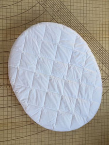 Stokke sleepi cot Waterproof 50% Wool Quilted mattress Protector+Chevron sheet