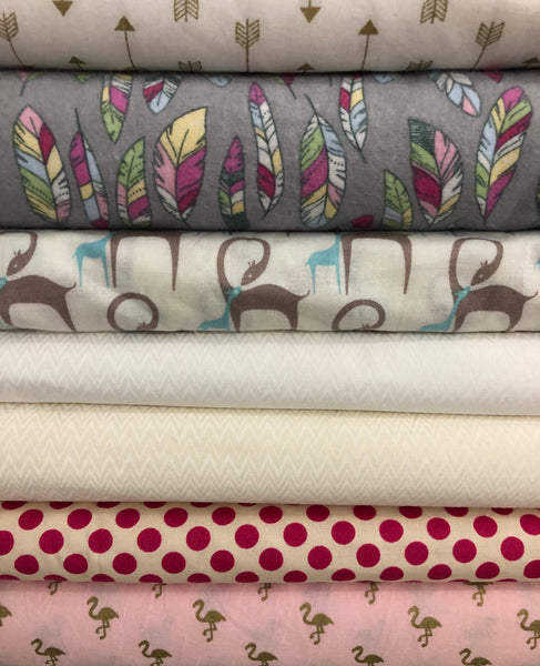 Twin Pack Of 100% cotton sheets to fit Stokke Sleepi cot