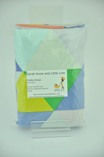 Twin pack - Fitted Sheet to fit the Stokke Sleepi Cot