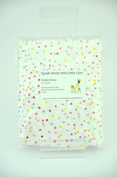 Twin pack - Fitted Sheet to fit the Stokke Sleepi Cot