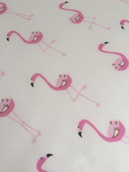 Twin pack - to fit Stokke Old Care Change Mat Pad Cover Pink Flamingos waterproof