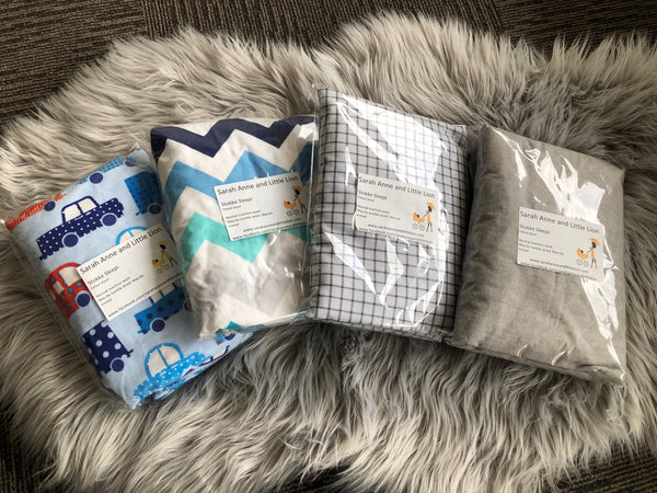 Twin Pack Of Flannelette Sheets to fit the Stokke Sleepi Cot