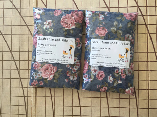 To fit Stokke Sleepi Mini - twin pack fitted sheets