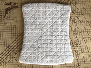 Twin pack - to fit Stokke New Care Change Mat Pad Cover white quilted waterproof