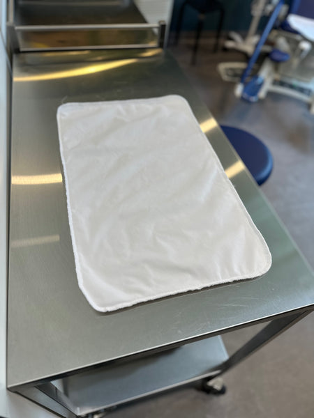 Reusable White Velour 'Blueys'