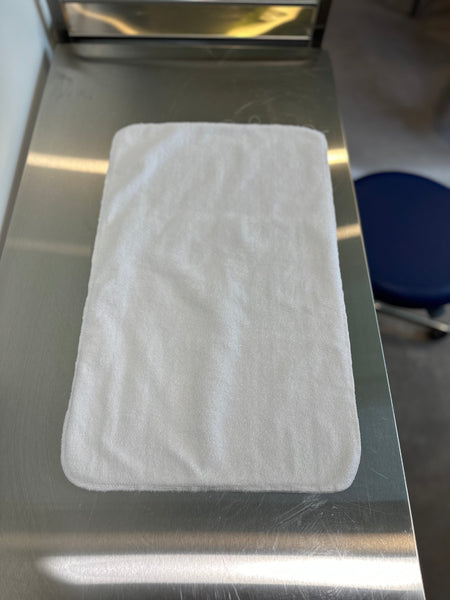 Reusable White Velour 'Blueys'